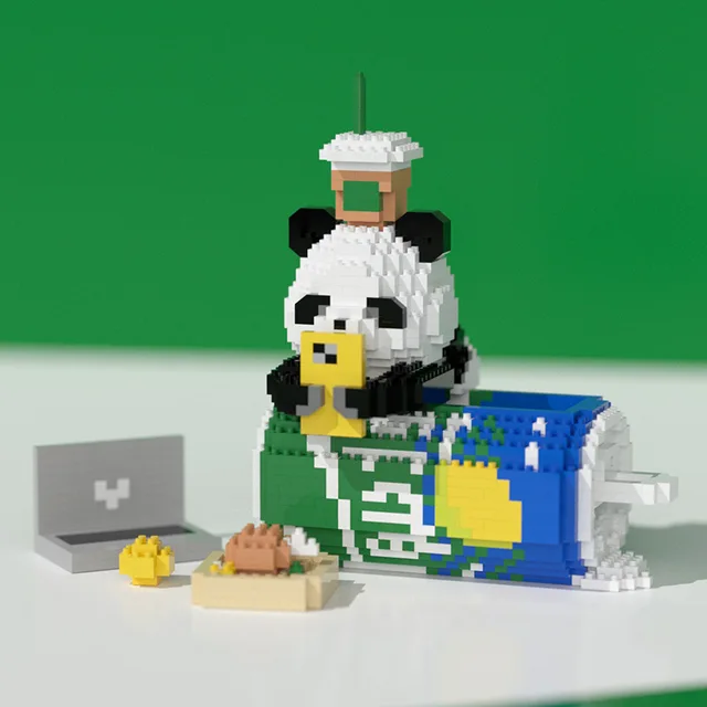Panda We Bare Bears Lego Miniso Lego Blocks Lego Ideas We Bare