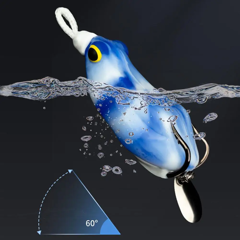 Frog shape Lure Modified Thunder Bait Fake Soft Fishing Artificial Bait