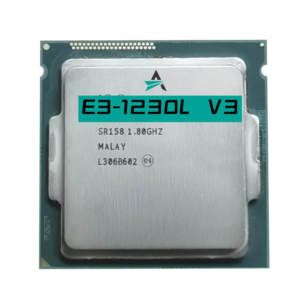 Processore Xeon E3-1230L V3 1.80Ghz 8M Lga1150 E3-1230L V3 Cpu E3 1230 Lv3 E3 1230L V3 Spedizione Gratuita