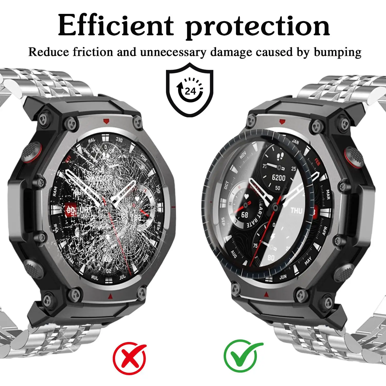 SmartWatch Protective Films - HD Flexible Anti-Scratch Screen Protectors
