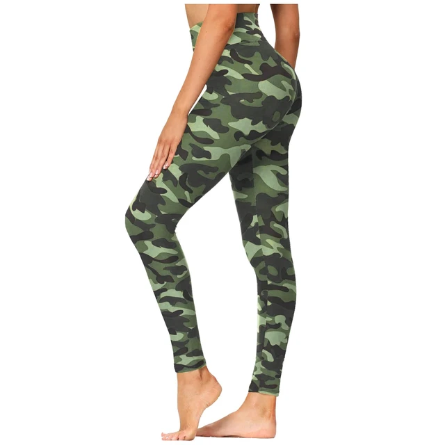 Women Camouflage Leggings Fitness Military Green Leggings Workout Pants Skinny Leggins Gym Compression Tights _ - AliExpress Mobile