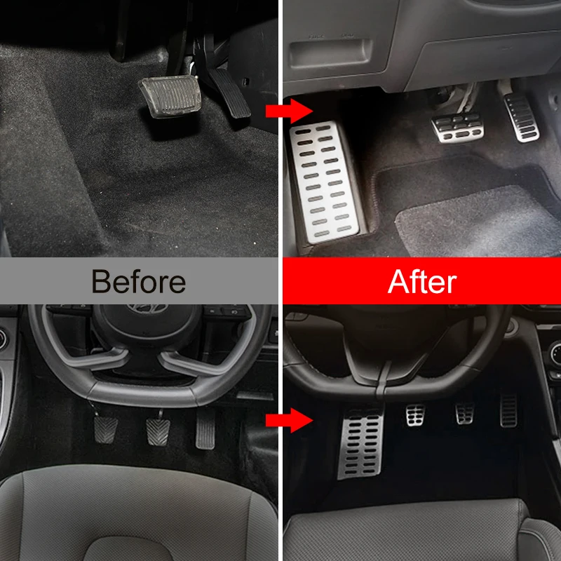 AT MT Car No Drilling Pedals Covers For Kia Seltos 2022 Acessories