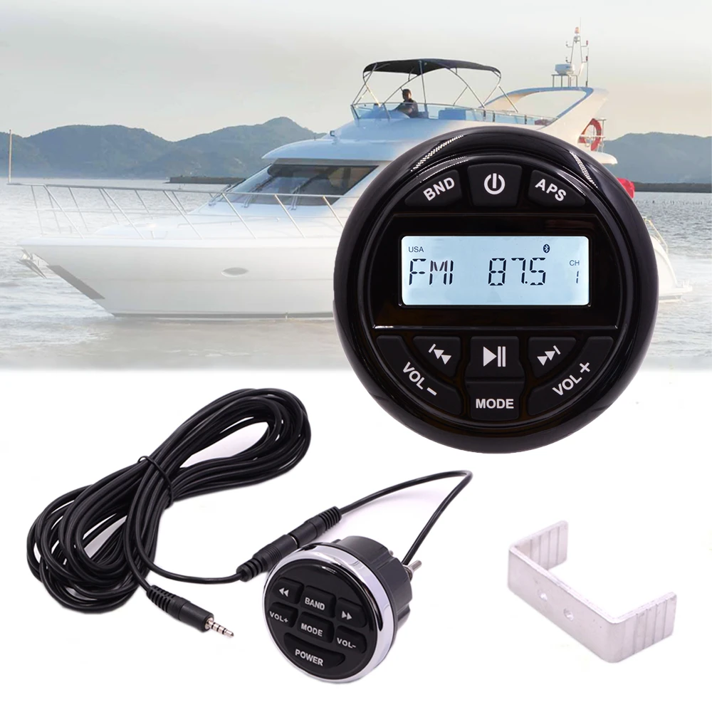 Marine Radio Boat Stereo Bluetooth Waterproof Digital Media Player