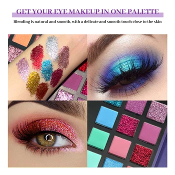 Rainbow Pride Eyeshadow Palette–72 Colors Foldable Book-Style,Matte & Shimmer for Pride Festival Stage Makeup,Vibrant All-in-One