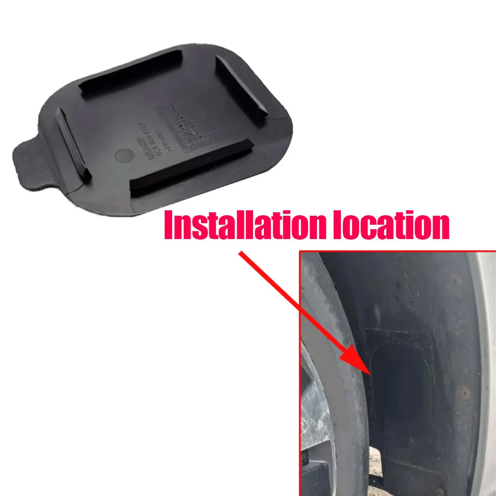 1개 자동차 액세서리 좌우 앞 휠하우스 펜더 홀 커버 트림 VW 제타 2015-2019 5C6805413A 5C6805414A