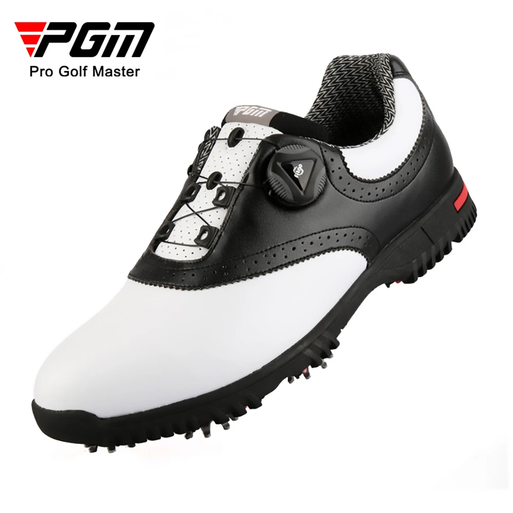 

PGM Golf Shoes Men Waterproof Sports Shoes Rotating Buckles Anti-slip Sneakers Multifunctional Golf Trainers XZ130