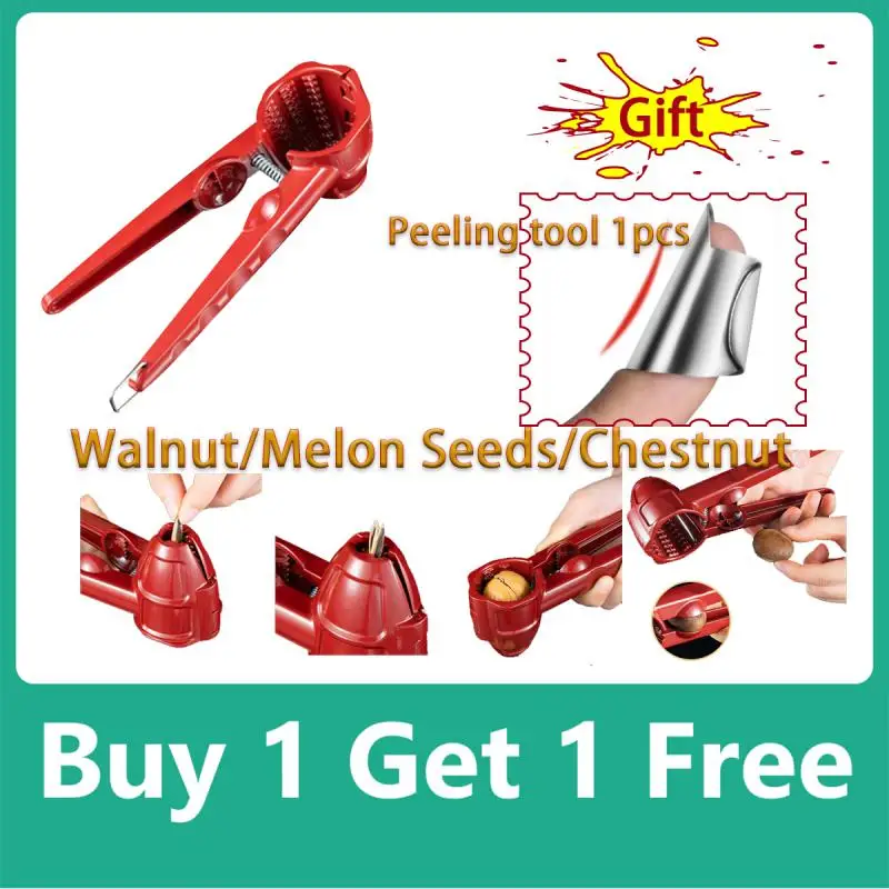 

Walnut Clip Multifunctional Nut Clip Peeling Melon Seeds Chestnut Tool Durable Gadget Kitchen Accessory Для Кухни Полезные Вещи