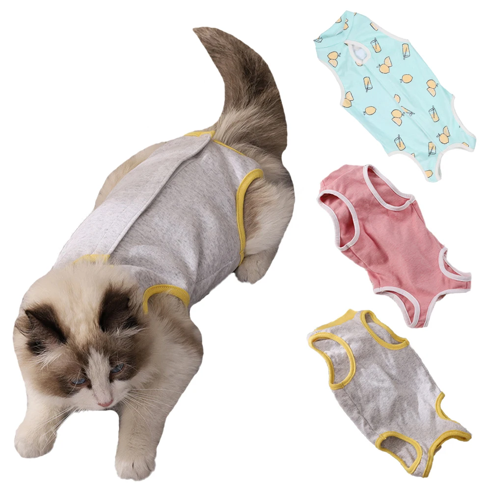 

Cat Dog Anti-licking Vest Pet Care Clothes Cats Weaning Sterilization Suit Puppy Kitten Surgery After Recovery Care Clothing