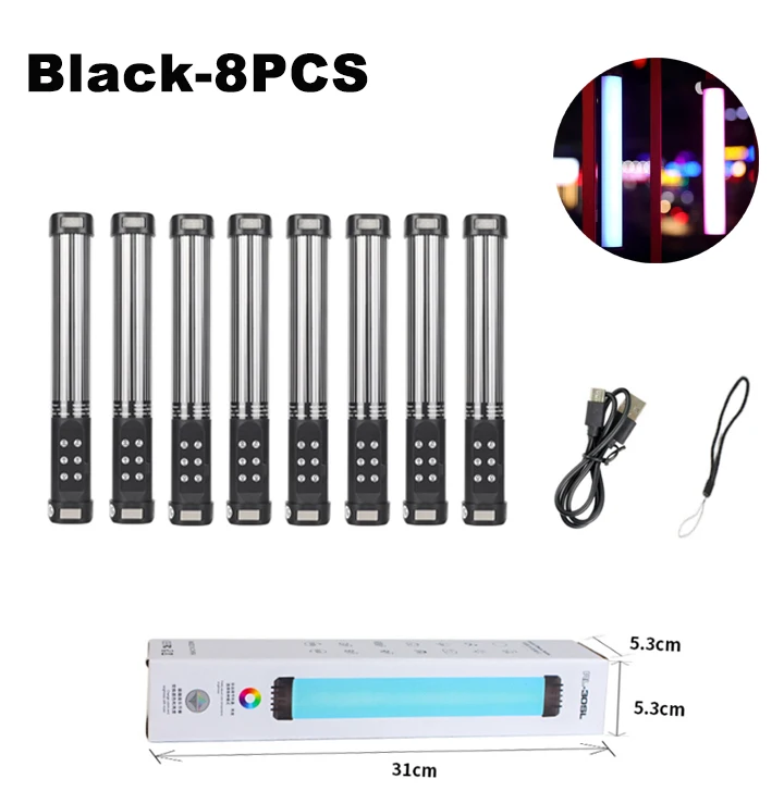 Black-8PCS