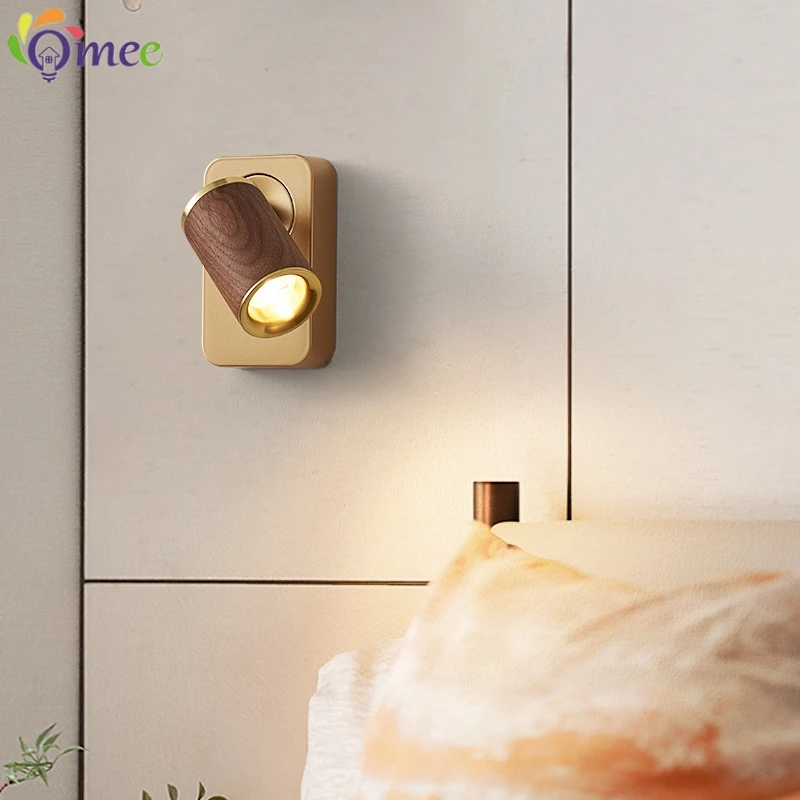 Nordic Wood Wall Lamp For Bedside Study Living Room Table Corridor Mirror Lamp Wardrobe Aisle Warm Home Lights Fixture Luminaire