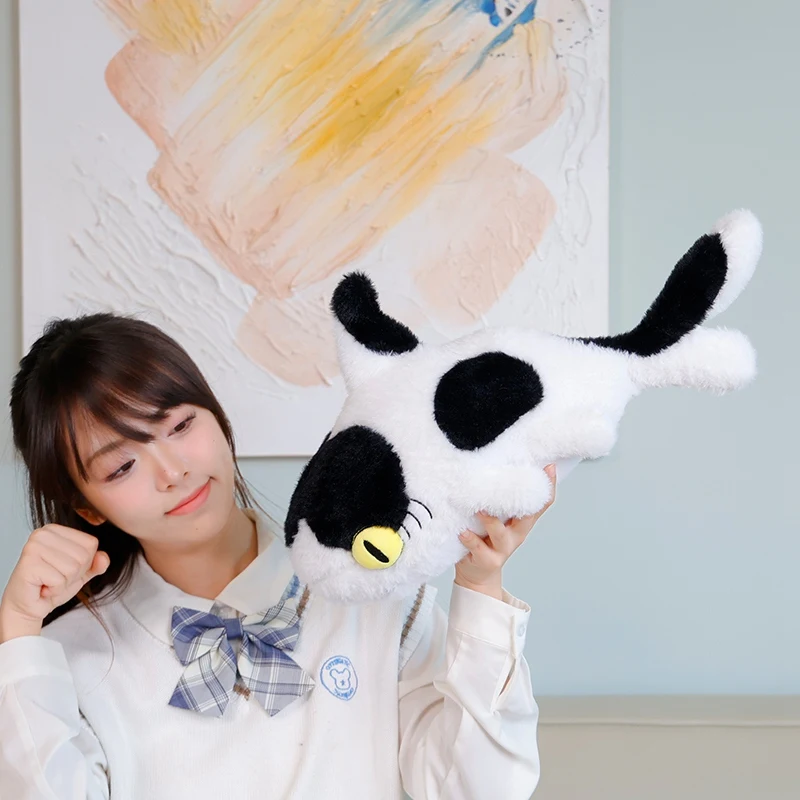 Sharkitty Plush Dolls Shark & Cat Combine Stuffed Animal Toys Cow Shark Sleeping Pillow Cushion for Kids Birthday Gifts