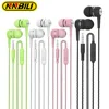 NNBILI 1-4pcs 3.5mm Wired Earphone In Ear HIFI Heavy Bass Earbuds Monitor Sports Stereo Music Gaming Headphone with Microphone 1