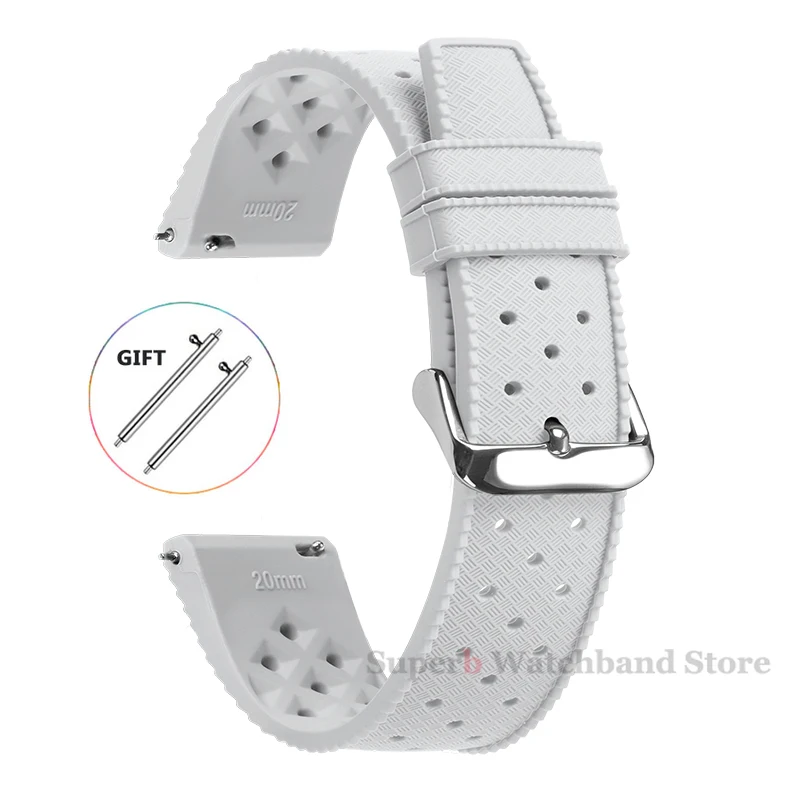 Tropical Silicone Quick Release Waterproof Watchbands