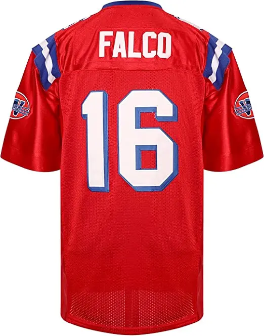 Shane Falco Jersey 16 The Replacements Football Jersey Movie Cosplay S-XXXL Red