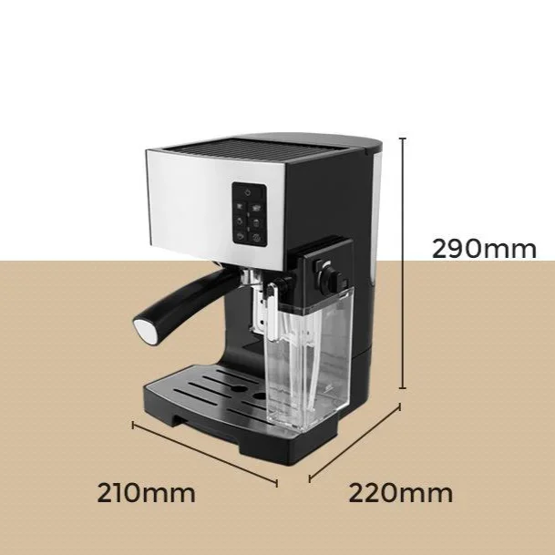 220V 1240W 1.4L Full Automatic Coffee Maker Household Small Italian Milk Maker Integrated 19bar High Pressure Coffee Maker 5