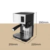 220V 1240W 1.4L Full Automatic Coffee Maker Household Small Italian Milk Maker Integrated 19bar High Pressure Coffee Maker 5