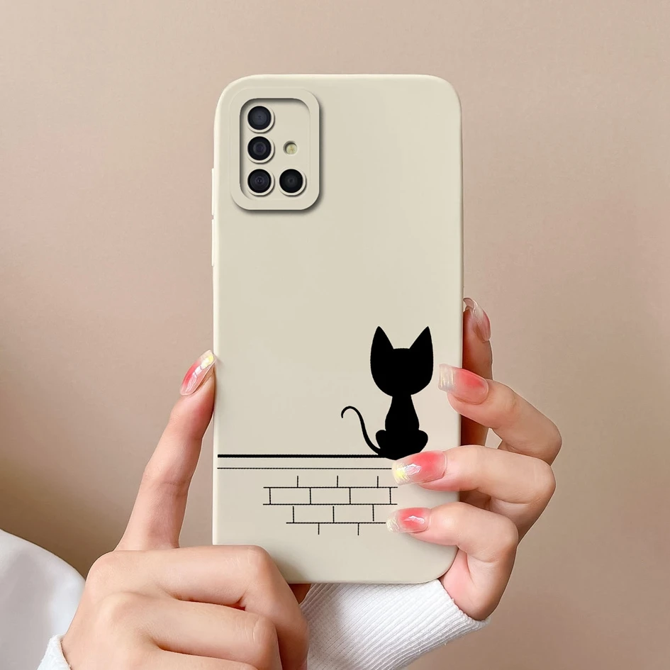 Fashion Love Heart Liquid Silicone Matte Back Cover with Screen Protector