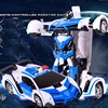 Mini 2 In 1 Car Toys Transform Robot Model Vehicle Remote Control RC Car Deformation Car Toy Boys Gifts Children Fun Toys Gift 3