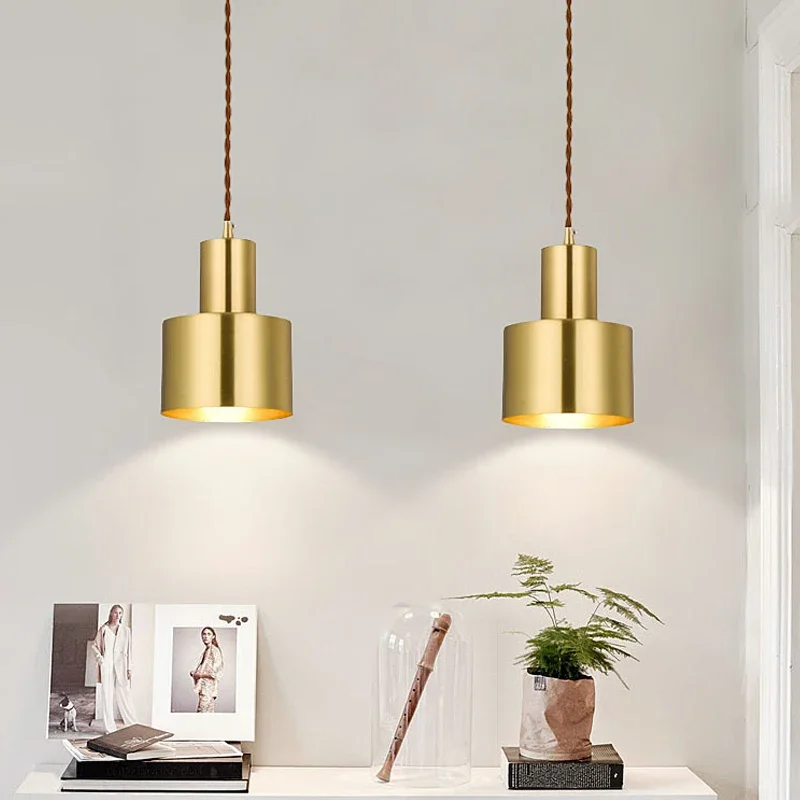 

Modern Gold Home Decor Chandelier Pendant Lights for Bedroom Dining Room Loft Ceiling Hanging Lamp Suspension Lighting Fixtures