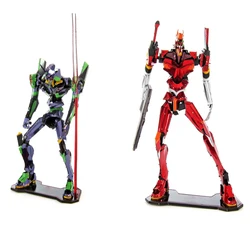 Piececool Color Metal DIY 3d PUZZL  EVANGELION-01 EVANGELION-02 Battle Mecha Puzzle Model Children Toys  Puzzle Box for Adults