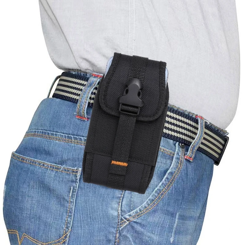 

2023 New Multifunctional Phone Belt Bag Waist Bag Magnetic Closure Cellphone Cover Credit Card Holder for Men