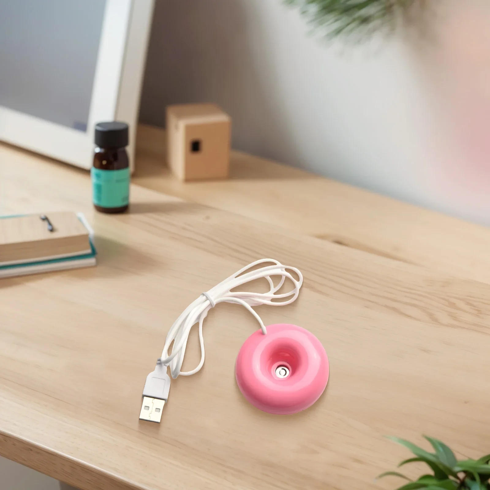 Home Purifier Donut Humidifier Usb Office Desktop Mini Humidifier Portable Energy-saving Air Conditioner Furnace Split Systems