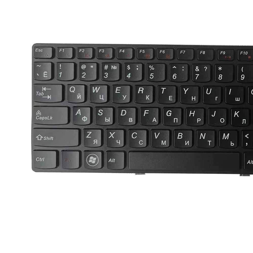 Teclado Russo para Lenovo G570 G780 G770 G780a G770a ru Teclado Preto Novo - Imagem 2