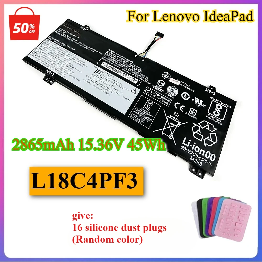 2865mAh Laptop Battery L18C4PF3 For Lenovo IdeaPad S540 14IWL C340 2865mah-laptop-battery-l18c4pf3-for-lenovo-ideapad-s540-14iwl-c340