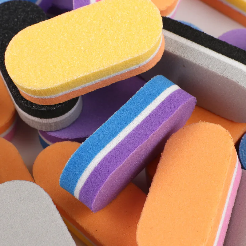 50PCS Mini Double Sided Nail File Sponge