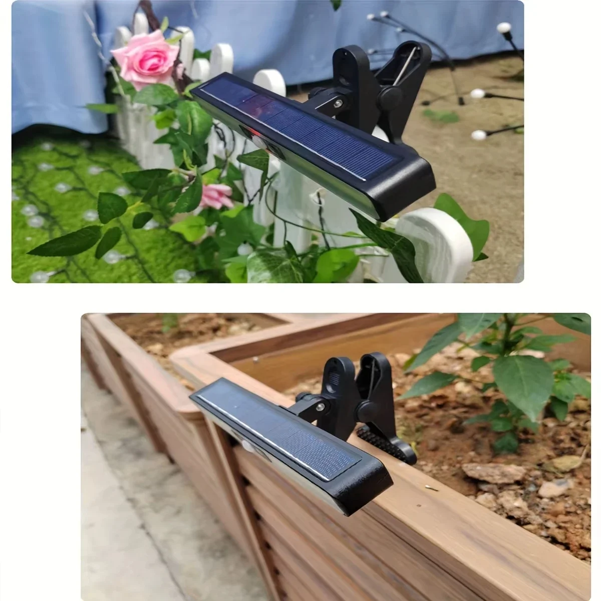 Clip On Solar Motion Sensor Lights Outdoor Waterproof Solar Fence Lights Outside with 36 LEDs Portable Solar Powered Lamps 3
