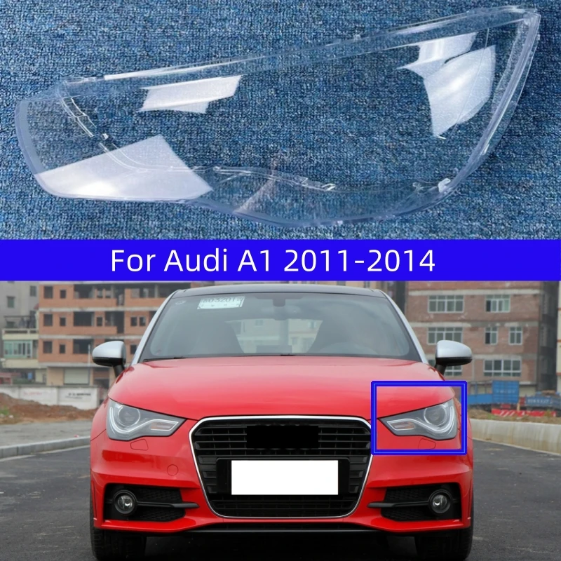 アウディ A1 2011 2012 2013 2014 ペア車のヘッドライトガラスカバー