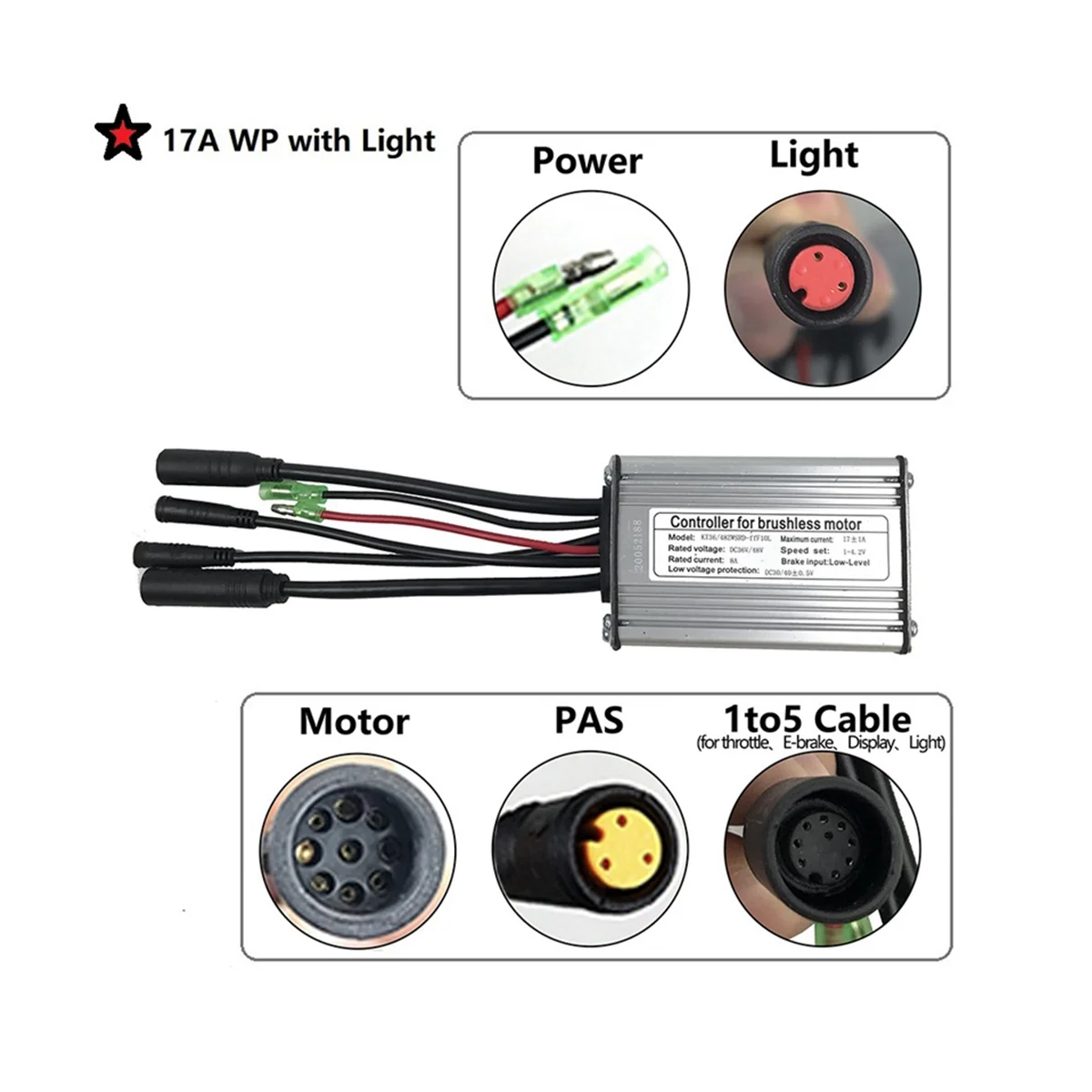 Quintessence ø 9 Ʃ   Ʈѷ, Ʈ ̺   Ŀ, 36 V, 48V KT-17A, 250W, 350W