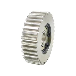 Durable Steel Gear with Spring for Electric Vehicles - 36 Teeth (1pc 36T 38mm)