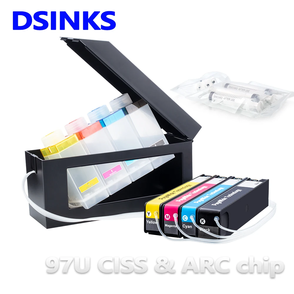For Hp Pagewide 352dw 377dw 452dw 452dn 477dw 477dn 552dw 577dw P55250dw P57750dw Printer Cartridges Ciss With Arc Chip Continuous Supply System - AliExpress