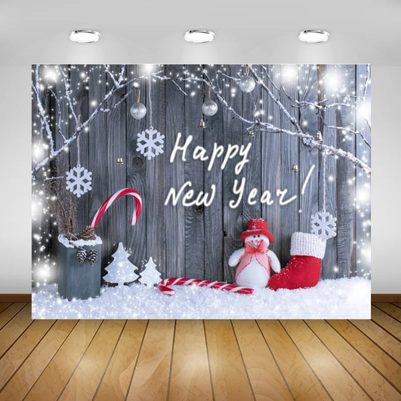 

Christmas Theme Photography Background Fireplace Christmas tree Children Portrait Backdrops For Photo Studio Props 221212 SD-04