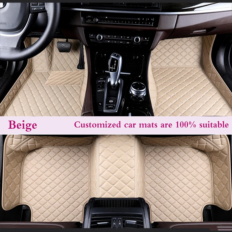 JSOSFAI Custom Car Floor Mats for BYD all models G3 G6 S6 M6 F0 F3
