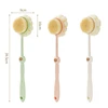 1pc Double-sided Long Handle Shower Brush Rub Back Brush Soft Bristle Shower Brush Rub Mud To Remove Dust Scrub Brush Tool 5