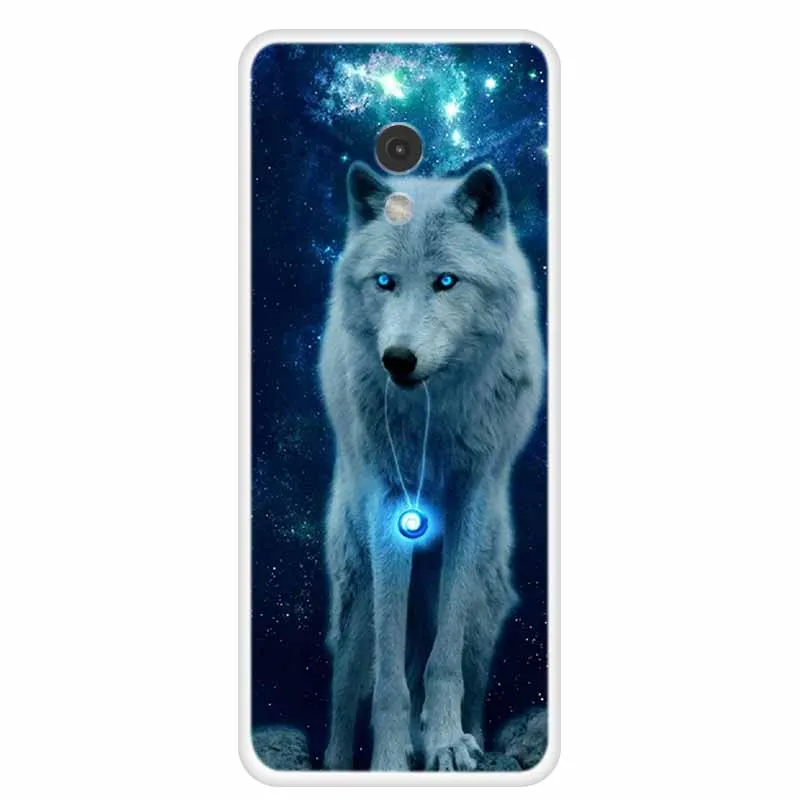 Wolf and Lion Clear TPU Silicone Soft Phone Case - Cute Back Cover