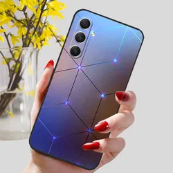 Luxury Black Silicone TPU Soft Shockproof Phone Cover - Elegant Protective Bumper Shell for -Galaxy A16 4G 5G (R01.CH.1)