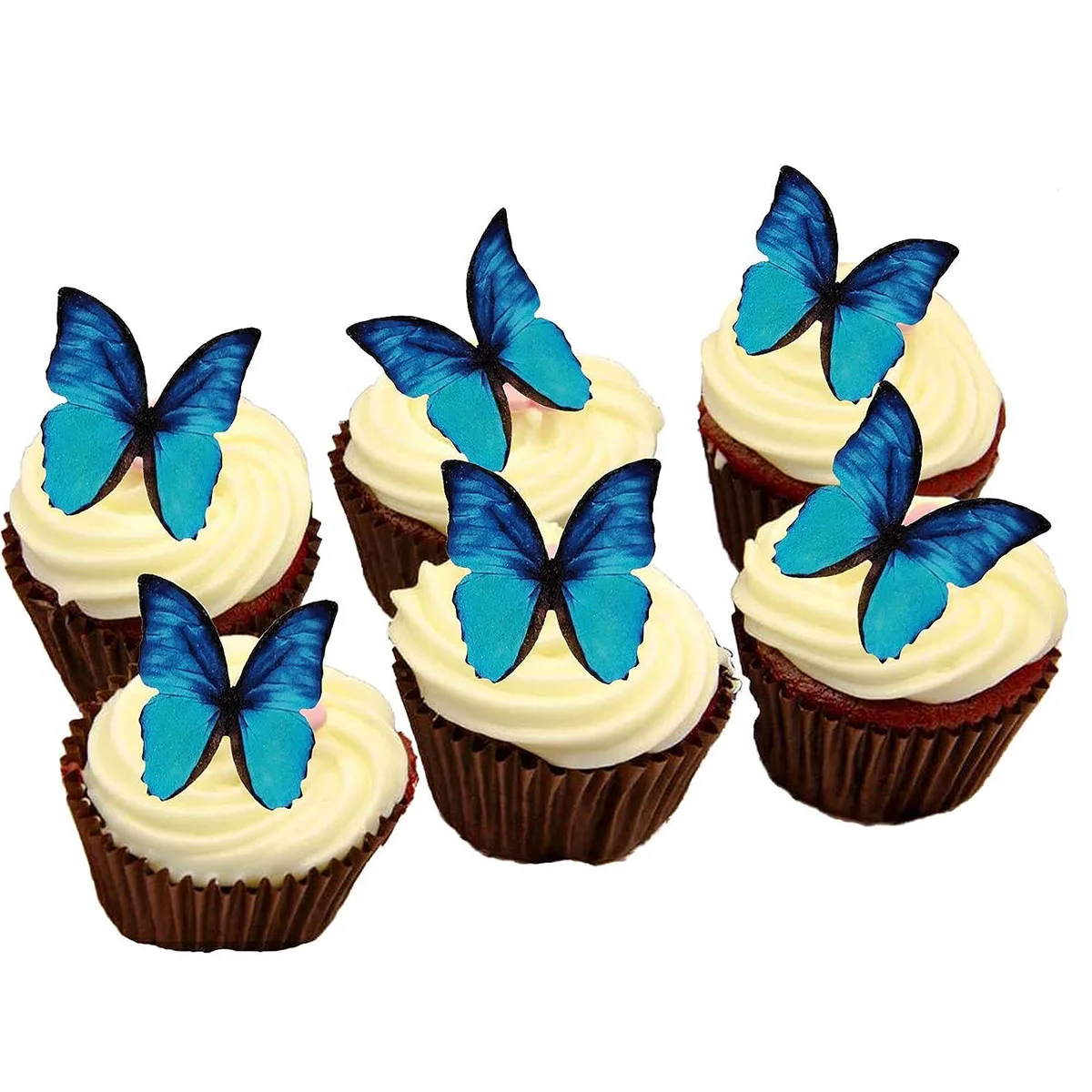 48 stücke Papier Schmetterling Geburtstag Dekorationen mehrere Farben leichte Schmetterling Topper für Geburtstag Jubiläum Hochzeits feier – Detail 9