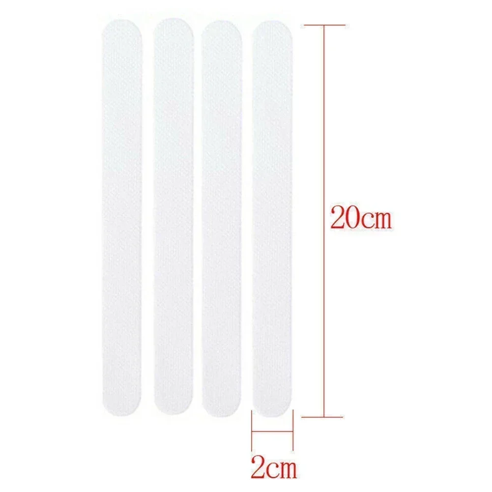 12/20PCS Anti-slip Strips Round Non Slip Stickers Shower Strips Pad Floor Safety Tape Bathroom Renovation DIY Parts