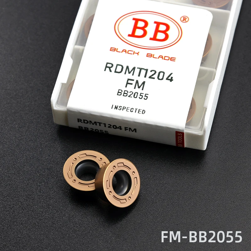 Turning Carbide Inserts BB Carbide Insert RPMT 1204 10T3 RDMT RPMW1003 R5 R6 CNC Machine Indexable Milling Plate Blade Roundness Turning Tool Cermet PCD