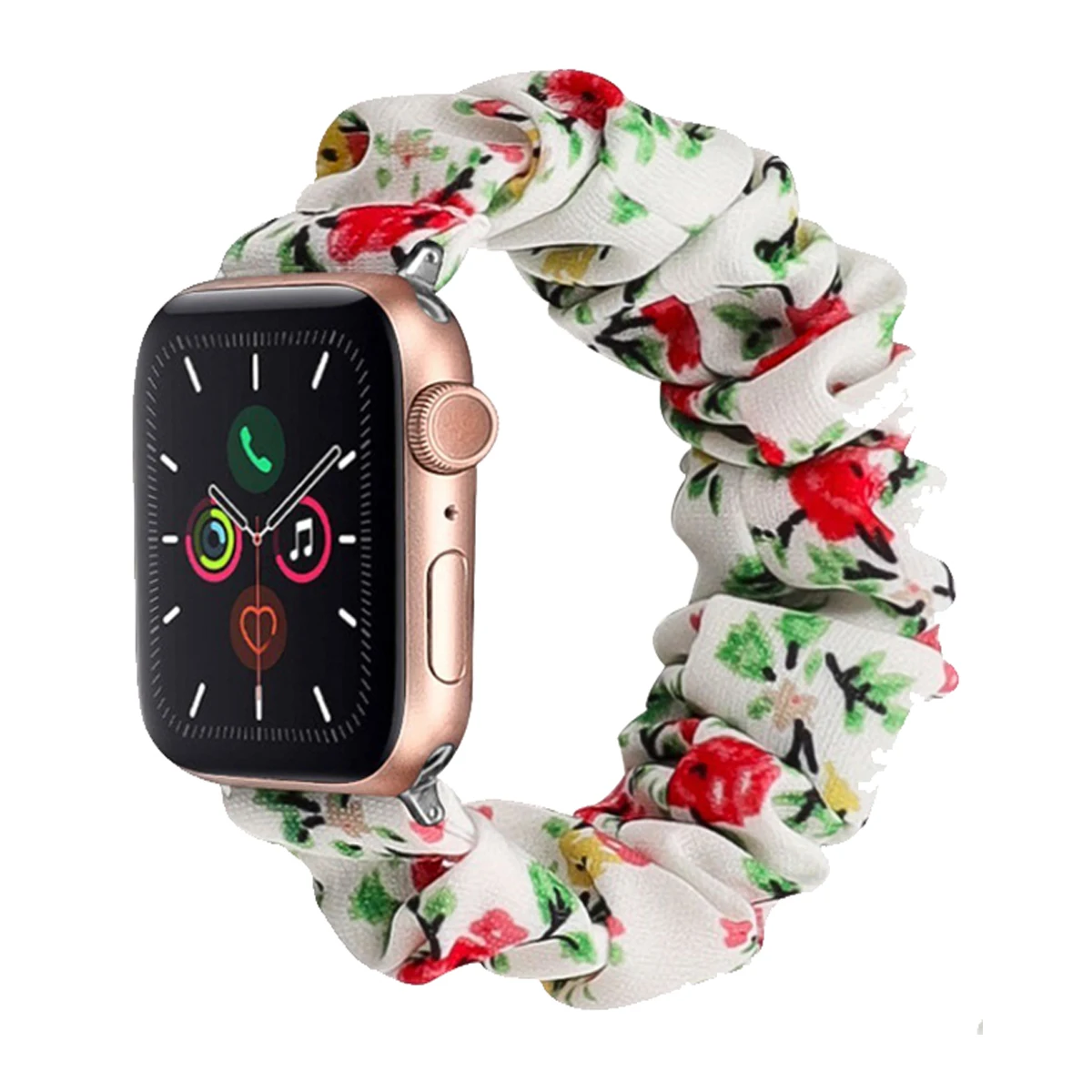 Colorful Elastic Scrunchie Apple Watch Band Replacement Strap