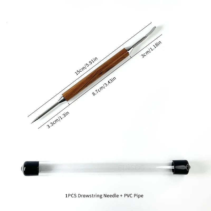 إبرة قهوة لاتيه فولاذ مقبض خشبي