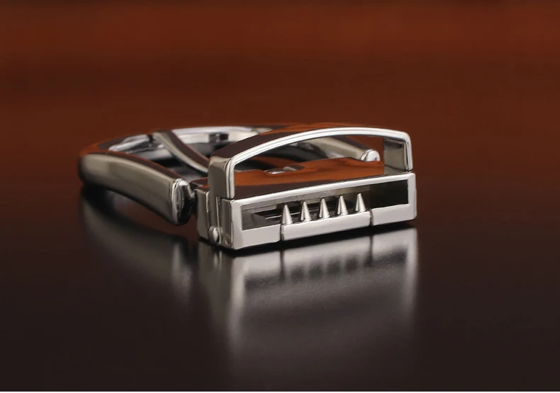 High Quality Classic pin buckle genuine leather belt men luxury brand Formal designer full grain leather cintos masculinos B559