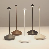 Type-C Rechargeable Table Lamp Creative Dining Touch Led Hotel Bar Coffee Pina pro Table Lamp Lampada Da Tavolo Decorative Lamp 1