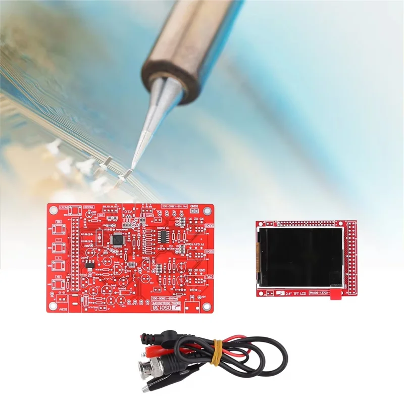 B92B-휴대용 DSO138 디지털 오실로스코프: 2.4인치 TFT 디스플레이, 1Msps, DIY 전자 학습 키트
