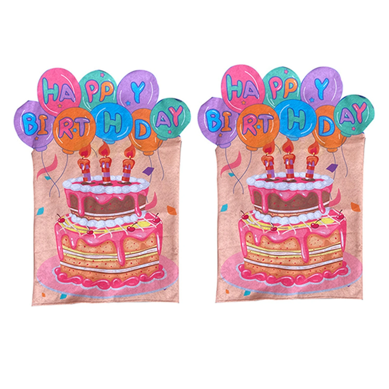 Birthday Chair Cover Colorful Home Party Chair Cover for Kids Birthday Seat Cover Classroom Chair Birthday Dining Room Decor 5