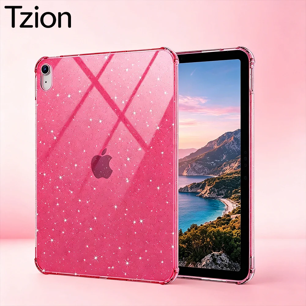 Glitter Soft TPU Air Bumper Tablet Case