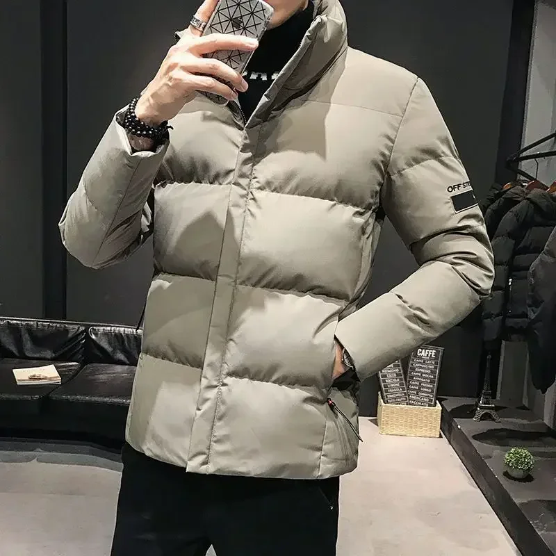 thumbnail image 1 of Abrigo acolchado para hombre, parkas de moda Harajuku con relleno corto, chaquetas acolchadas para hombre, ofertas 2025, novedad en promoción moderna Y2k, 1 of 4